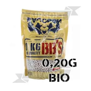 BOLAS RACCOON BIO 0,20 1KG BLANCA - Imagen 1