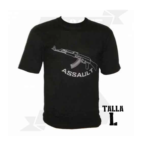 CAMISETA ASSAULT AK47 NEGRA (L)