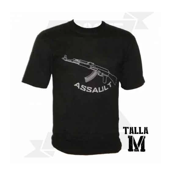 CAMISETA ASSAULT AK47 NEGRA (M)