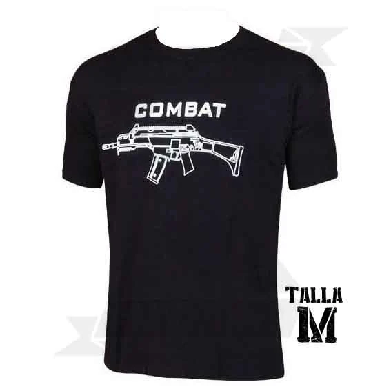 CAMISETA COMBAT G36 NEGRA (M)