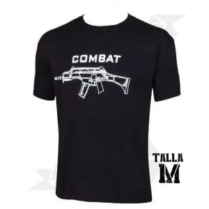 CAMISETA COMBAT G36 NEGRA (M) - Imagen 1