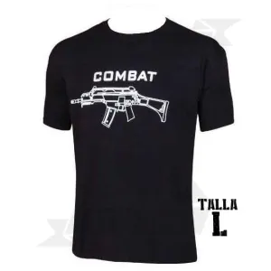 CAMISETA COMBAT G36 NEGRA (L) - Imagen 1