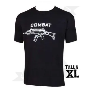 CAMISETE COMBAT G36 NEGRA_XL - Imagen 1