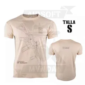 CAMISETA SPECNA ARMS M4 TAN (S) - Imagen 1