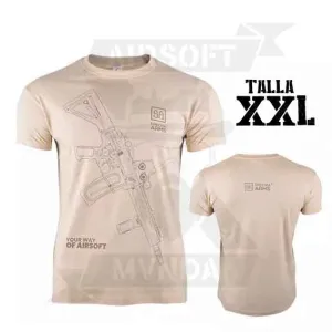 CAMISETA SPECNA ARMS M4 TAN (XXL) - Imagen 1
