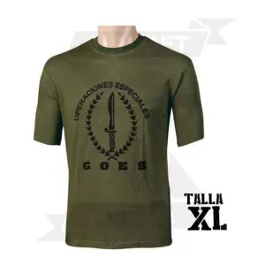 CAMISETA COES GENERICA VERDE (XL) - Imagen 1