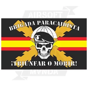 BANDERA BRIPAC CALAVERA RASO ESPAÑA 100 X 150 - Imagen 1