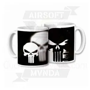 TAZA CERAMICA PUNISHER NEGRA - Imagen 1