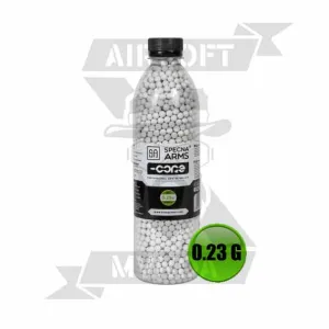 BOLAS SPECNA ARMS CORE BIO 0.23G BOTE 3000PCS BLANCA - Imagen 1