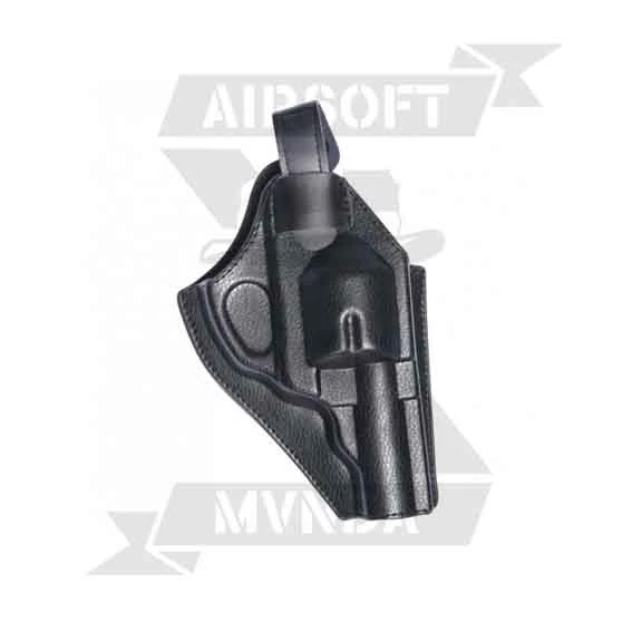 FUNDA REVOLVER ASG DAN WESSON 2.5"-4" CORTA NEGRA