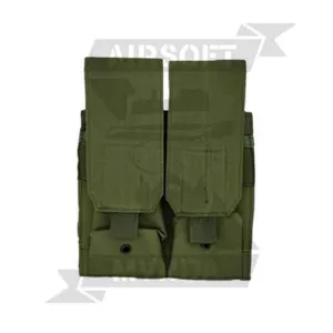 PORTACARGADOR DOBLE MOLLE VERDE - Imagen 1
