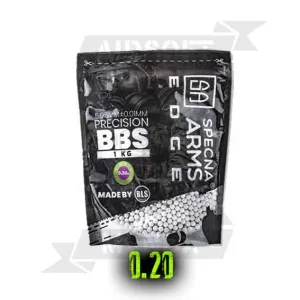 BOLAS SPECNA ARMS EDGE PRECISION 0.20G 1KG BLANCAS - Imagen 1