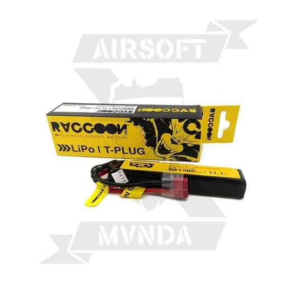 BATERIA RACCOON PRO 11.1V 1000mAh 25/50C 1 STICK