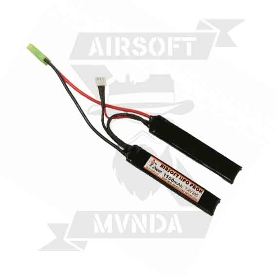 BATERÍA IPOWER 7.4V 1100MAH  20C 2 STICK