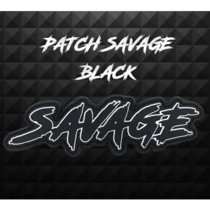 PARCHE 3D SAVAGE NEGRO - Imagen 1