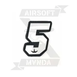 PARCHE 3D NUMERO 5 - Imagen 1